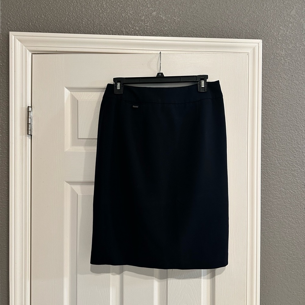 Calvin Klein Black Pencil Skirt Knee-length for Work